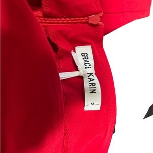 Grace Karin Red Dress size Medium